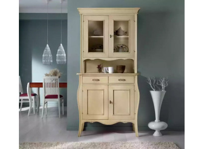Vitrine Vitrine Armoire de luxe en bois Meuble de style Armoires en verre nouveau