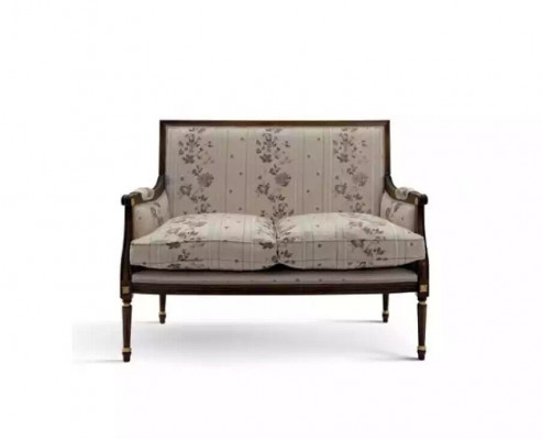 Canapé Canapé 2 places Design Rembourrage Canapés en tissu de luxe Design textile Canapé