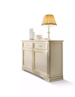 Commode Buffet Buffet Bois Armoire Mobilier Italien Commodes Beige