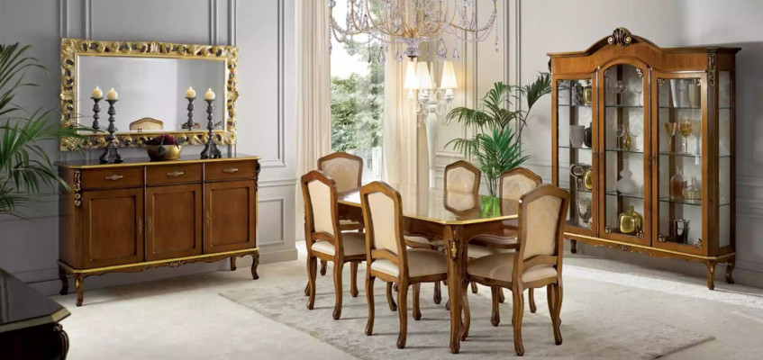 Buffet en bois meubles de style italien de luxe Commodes de style classique nouveau