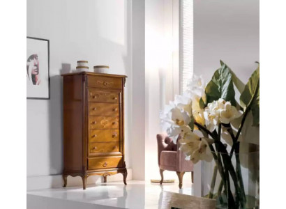 Meubles en bois de style italien de luxe Commode marron de style classique nouveau
