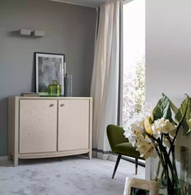 Buffet Commode Armoire Classique Luxe Commode Salon Beige