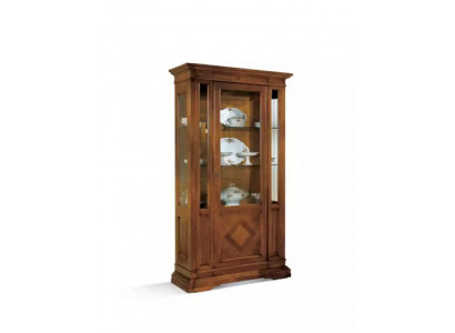 Salon Luxe Vitrine Vitrines Armoire Bois Style Italien Mobilier