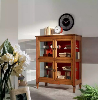 Conception de vitrine classique vitrine r met en valeur le mobilier italien de salon de luxe