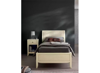 Luxueux ensemble de chambre à coucher Table de chevet Lit Ensemble complet de 2 pièces Mobilier de design neuf.