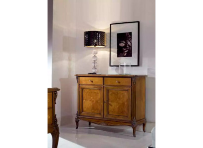 Buffet Marron Commode Armoires Bois Mobilier de luxe Salon Armoire