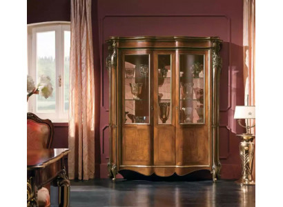 Vitrines Armoires Bois Luxe Mobilier Salon Verre Armoire Marron neuf