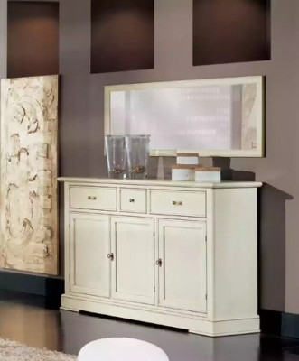 Buffet de luxe Commode Armoire Étagère Meuble Armoire en bois Italie Garde-robe