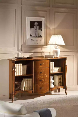 Étagère à livres en bois autoportante Étagère de bureau élégante en brun Nouvelle armoire
