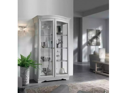 Vitrines Armoire Bois massif Buffet Vitrine Salon Meubles en bois