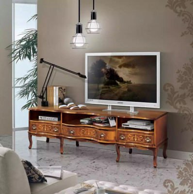 Étagère TV Commode Classique s Design de meubles en bois Meuble TV Buffet Meubles Commodes
