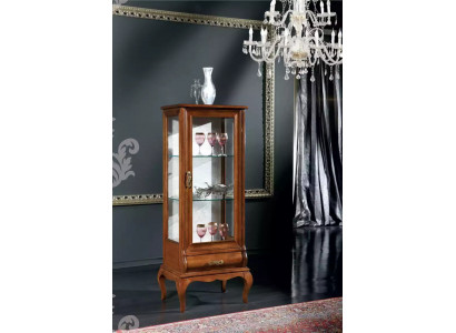 Meubles en bois Vitrine en verre Armoires Salle de séjour Meubles classiques Vitrine Armoire