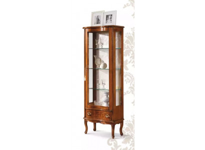 Vitrine classique en bois, armoires en bois, designs de salon, vitres