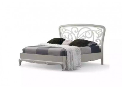 Chambre à coucher italienne Lit Mobilier de luxe Gris Design de meubles Lits neuf