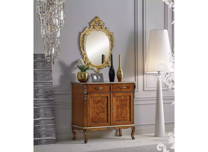 Meuble de salon classique et luxueux en bois de haute qualité de couleur marron
