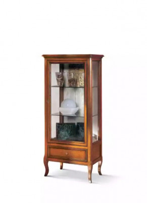 Vitrine Armoire en bois Vitrines classiques Design en bois Salon neuf