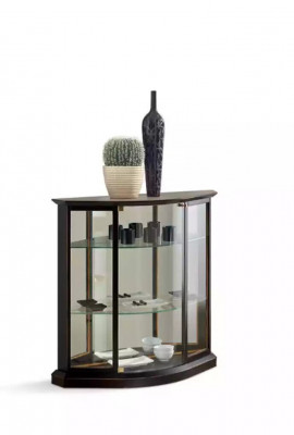 Vitrine classique Armoire de vitrine Armoire Vitrine Vitrine en verre Vitrine brune Vitrine neuve