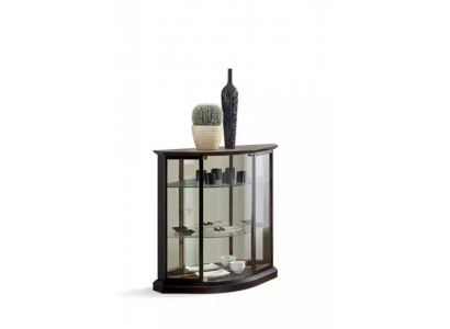 Vitrine classique Armoire de vitrine Armoire Vitrine Vitrine en verre Vitrine brune Vitrine neuve