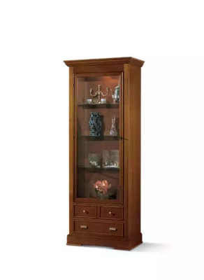 Meuble de design en bois de luxe Vitrine Armoire Style Buffet Italien Nouveau