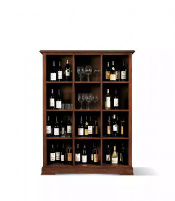 Garderobe Bar Armoire Vitrine Meuble de salon Étagère Design Bois
