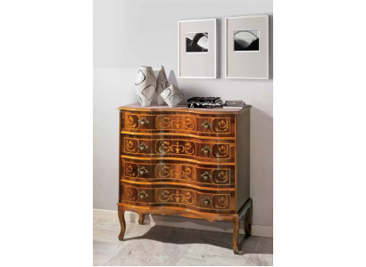 Classique Commode 4 tiroirs meuble en bois Salon Chambre neuf
