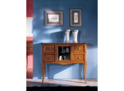 Style classique Commode Buffet de salon En bois Marron nouveau