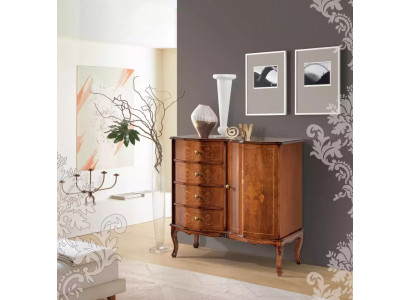 Commode classique de luxe Console de rangement avec design de tiroir