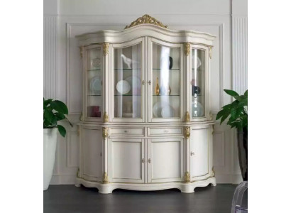Vitrine Meubles de luxe italiens présentoirs buffet armoire en verre design