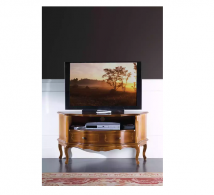 Classique r Luxury Sideboard Designer TV Lowboard Tiroirs en Bois Marron