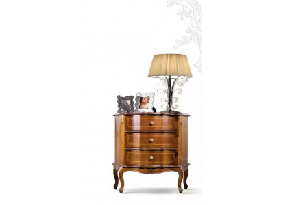 Classique Petite commode en bois Mobilier de luxe de créateur Chambre de rangement.