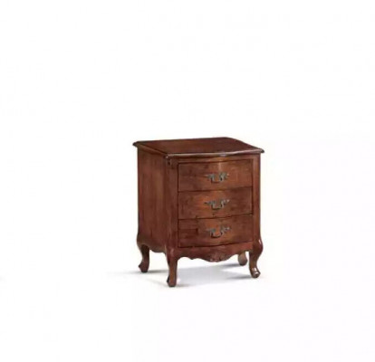 Table de chevet de luxe en bois Tables de chevet Tables Consoles Style Classique Marron
