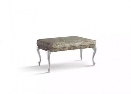 Tabouret de design Tabouret de luxe Pouf Meubles Tabouret rembourré Tabouret Gris nouveau