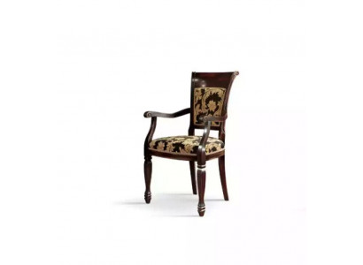 Chaise Braun Design Salon Salle à manger Bois Rembourrage avec accoudoirs nouveau