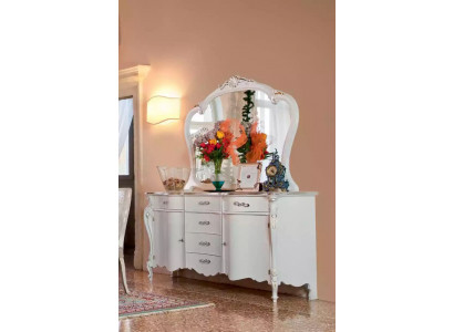 Commode Miroir tiroirs étagères de luxe Groupe de meubles Nouvel ensemble de 2