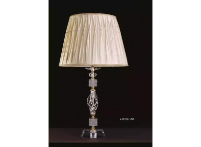 Lampe de table luxueuse, élégante lampe de table beige, lampe de table en cristal Table Crystal neuve