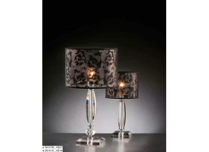 Lampe de table de style antique, lampe de table de lustre en cristal, lampes de cristal.
