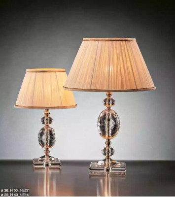 Lampe de table Lampes de table Lustre en cristal Lampe de style antique Lumières