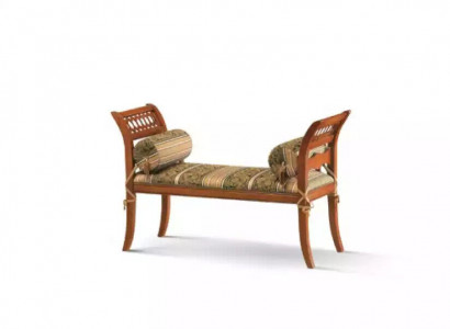 Style classique Banquette Rembourrage Mobilier Banc en textile Mobilier de siège à deux places