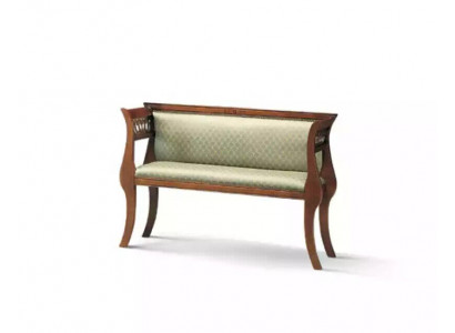 Banc de siège Classique Siège de Designer Meubles de Salle de Séjour Banc rembourré Marron