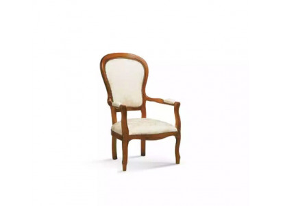 Chaise 1 place en tissu Lounge Luxe Rembourrage Relax Mobilier Design Canapé