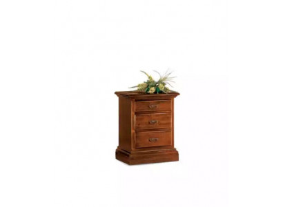 Table de chevet Design Table Mobilier Bois Chambre Table d'appoint Marron Nouveau