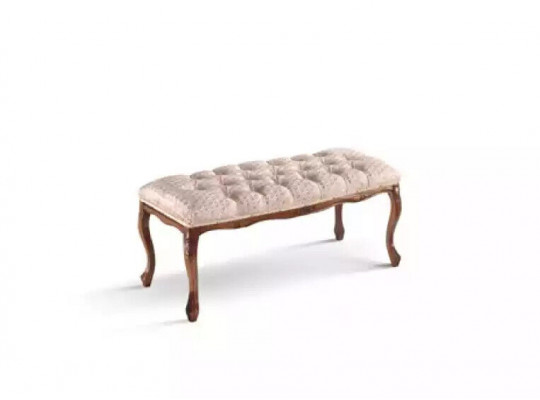 Meubles de siège Banquette Banquette rembourrée Banc en bois Tabouret rembourré en tissu rose nouveau