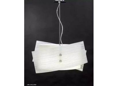 Moderne lustre blanc avec 2x lampes élégant plafonnier