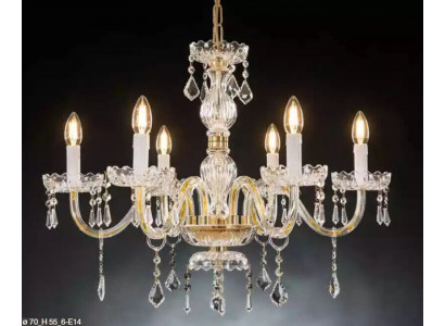 Lustre Suspension Lustre en cristal Plafonnier Lampe