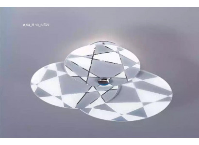 Nouveau lustre contemporain de style chandelier de luxe gris.