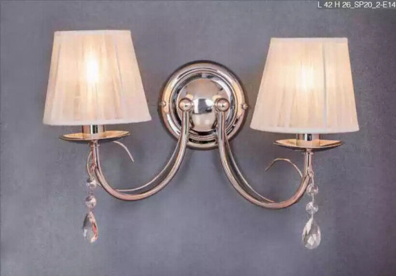 Applique murale lampe murale classique Applique murale lustre mural double lampadaire mural