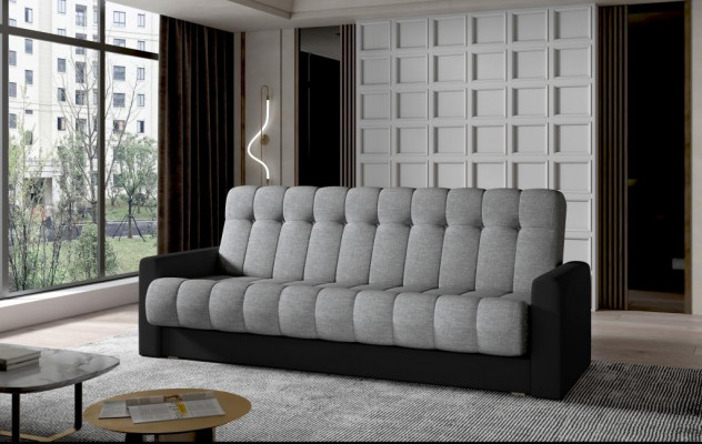 Canapé trois places classique, nouveau rembourrage, 3 places, canapés en textile, canapé en cuir.