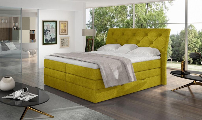 Meubles Lits de luxe modernes Lits à cadre rembourré Conception de chambre à coucher