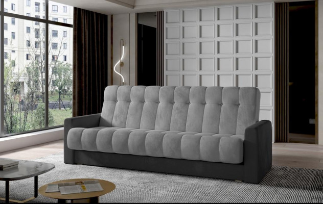 Canapé trois places classique, nouveau rembourrage, 3 places, canapés en textile, canapé en cuir.