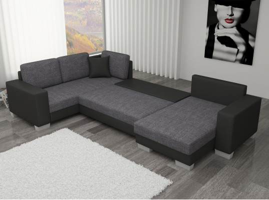 Paysage vivant Canapé d'angle Canapé Sofa Tissu Textile d'angle Tissu Textile Suite nouvel